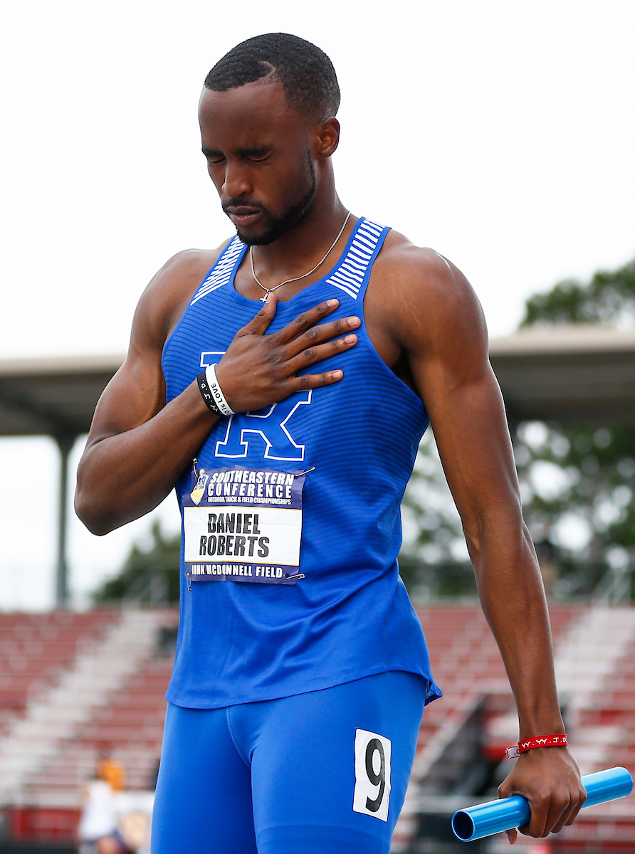 Daniel Roberts.

Day three of the 2019 SEC Outdoor Track and Field Championships.