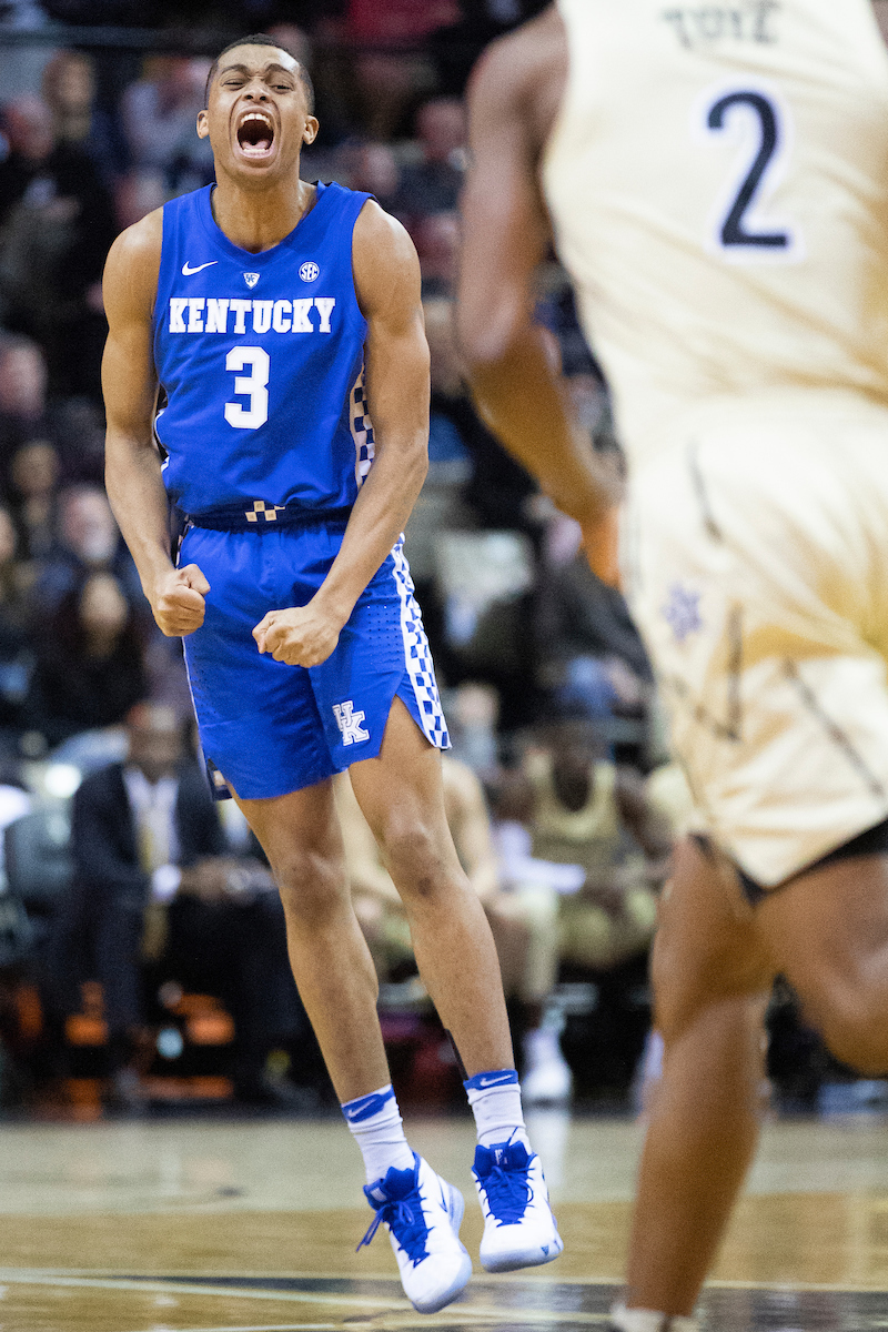 Keldon Johnson.

Kentucky beat Vanderbilt 87-52 on Tuesday, January 29, 2019, at Memorial Gym in Nashville, TN.

Photo by Chet White| UK Athletics