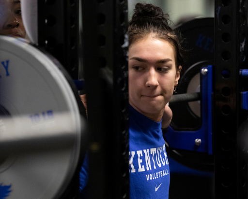 Emma Grome.

Volleyball Spring Workout.

Photo by Tommy Quarles | UK Athletics