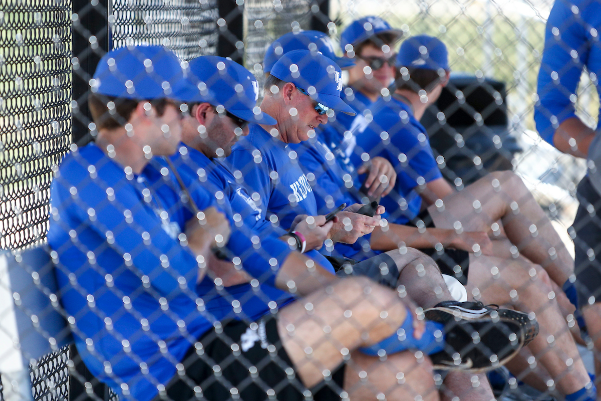Coach Dan Roszel.

Kentucky beats Vanderbilt 10-2.

Photo by Sarah Caputi | UK Athletics