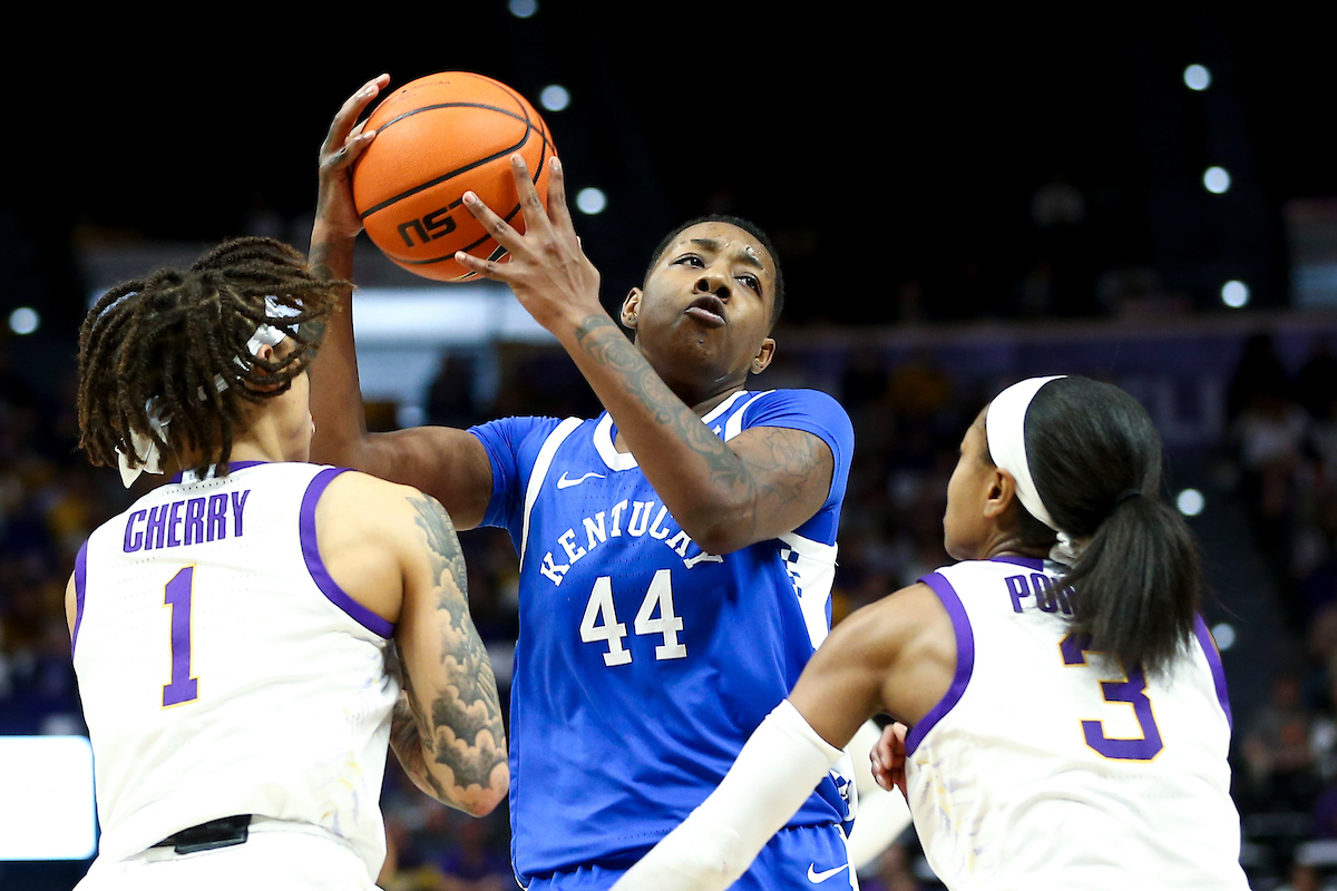Dre’una Edwards.

Kentucky loses to LSU 78-69.

Photo by Grace Bradley | UK Athletics