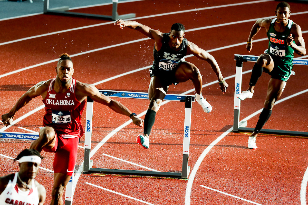 Kenroy Williams.

Day 1. 2021 NCAA Track and Field Championships.

Photo by Chet White | UK Athletics