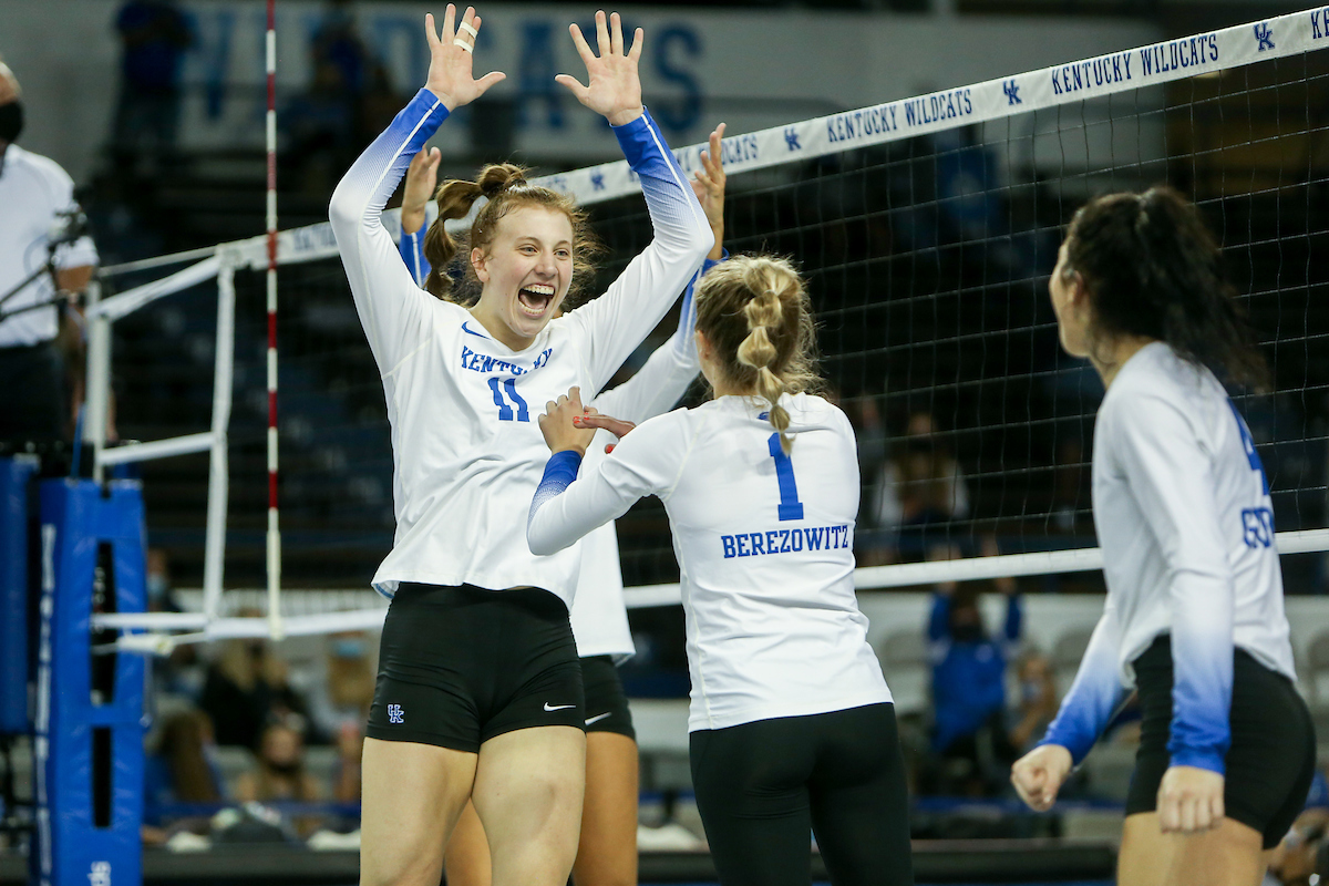 Elise Goetzinger.

Kentucky beats Mizzou 3 - 0.

Photo by Sarah Caputi | UK Athletics