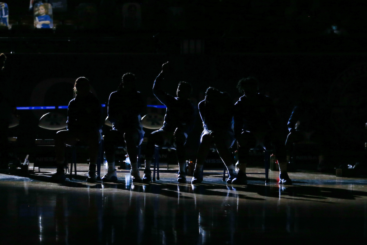 Team.

Kentucky beats Arkansas 75-64.

Photo by Hannah Phillips | UK Athletics