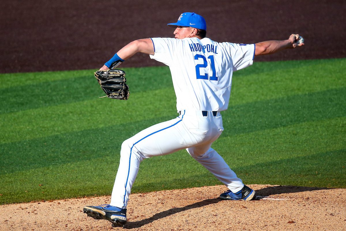 Wyatt Hudepohl.

Kentucky loses to Auburn 3-6.

Photo by Sarah Caputi | UK Athletics