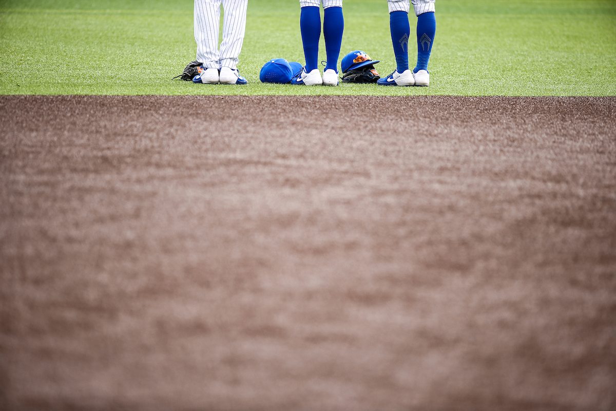 National Anthem. 

Kentucky falls to UNCW 8-0.

Photo by Eddie Justice | UK Athletics