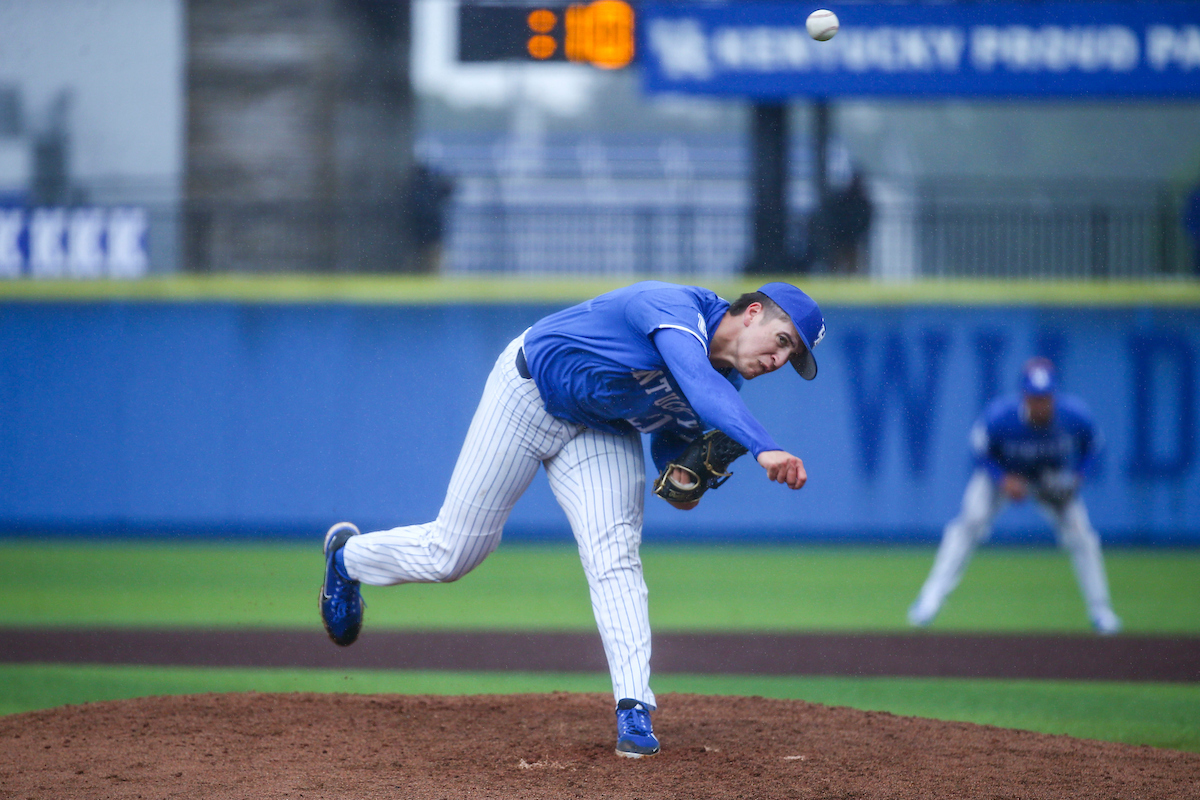 Wyatt Hudepohl.

Kentucky loses to Tennessee 7-2.

Photo by Sarah Caputi | UK Athletics