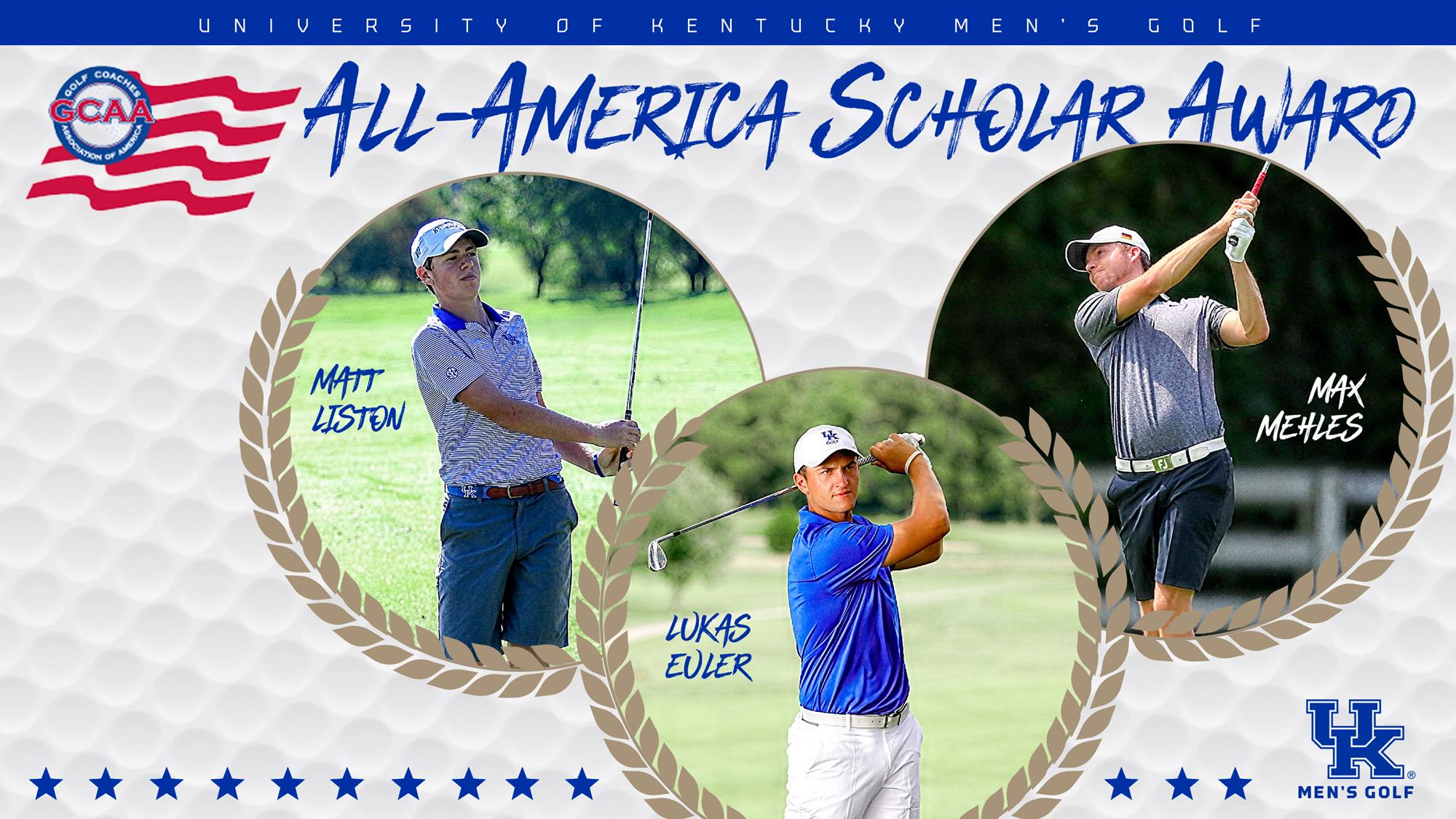 Three Honored as Golf All-America Scholars