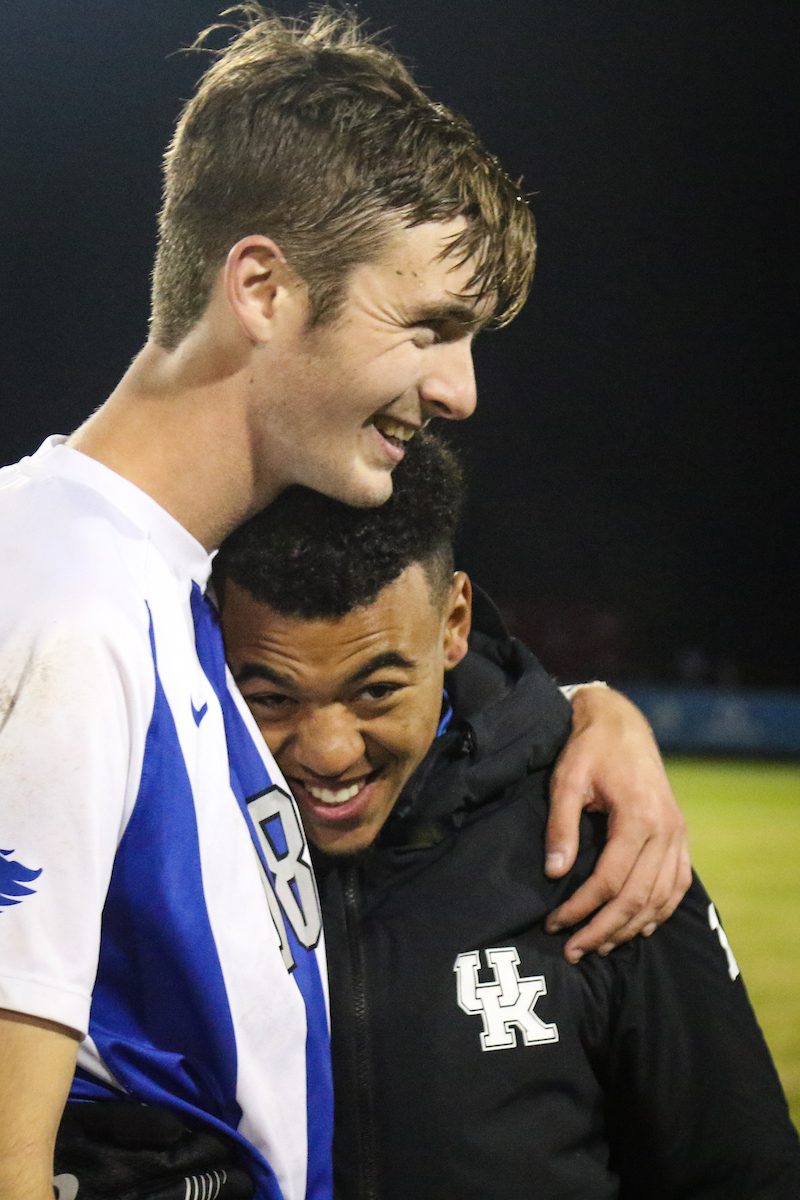 Bailey Rouse. 

Men's soccer beat Lipscomb 2-1

Photo by Eddie Justice | UK Athletics