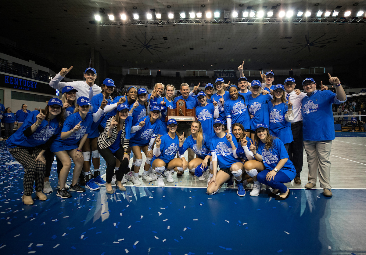 as Kentucky defeated  Auburn 3-0 on November 24, 2018.  Photo by Mark Cornelison | UKphoto