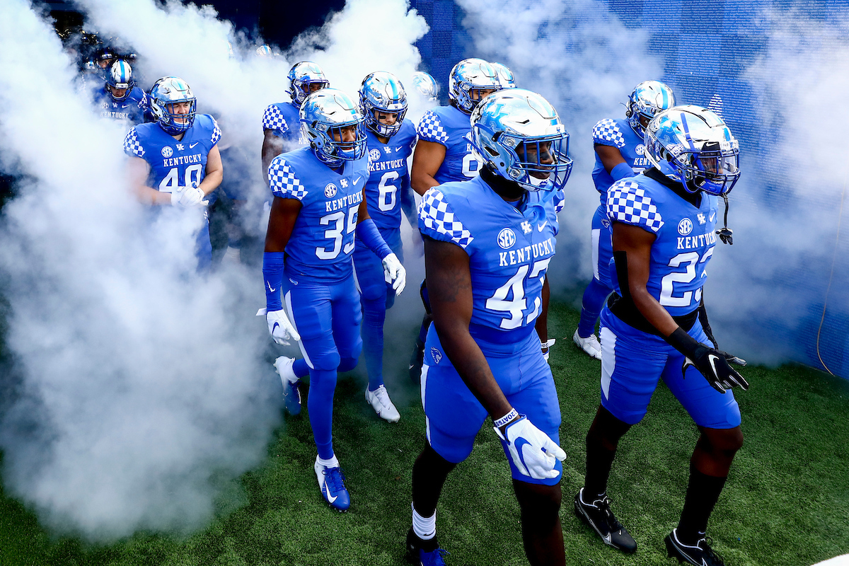 Team.

UK beat Vandy 38-35.

Photo by Chet White | UK Athletics