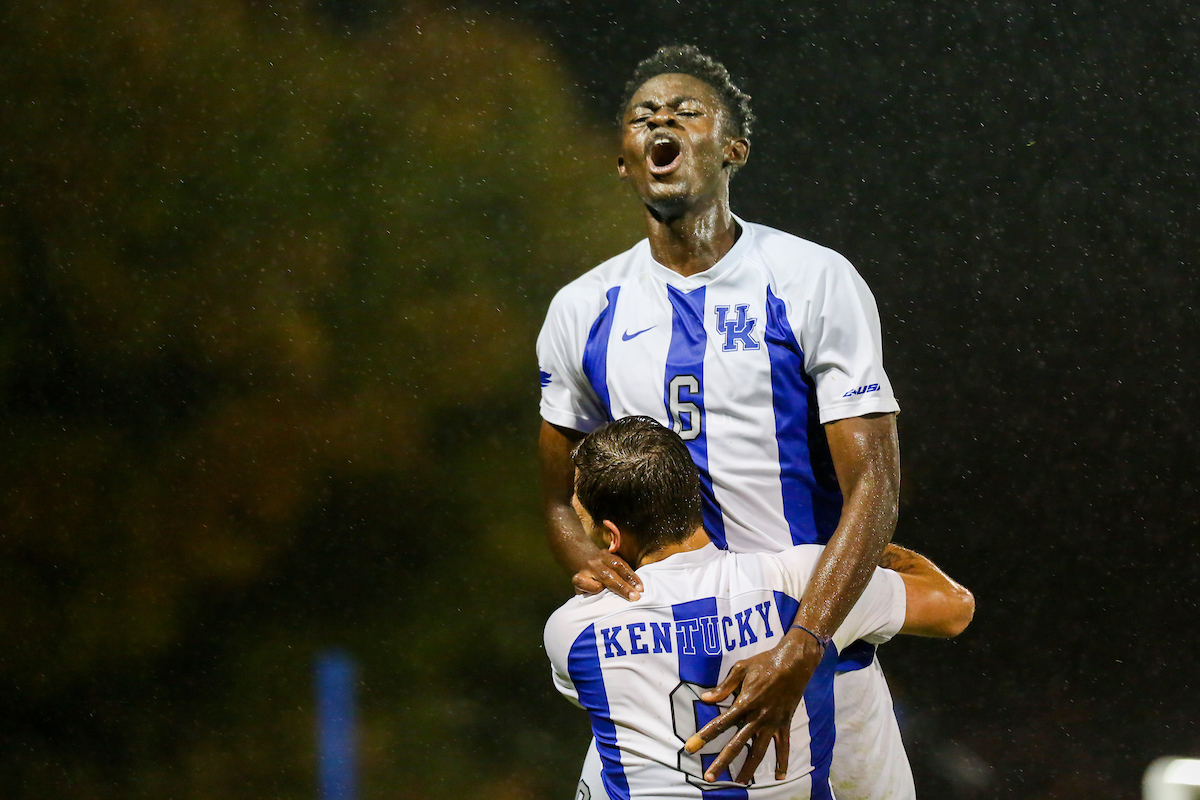 Aime Mabika.

Kentucky defeats Wright State University 7-1.

Photo by Grace Bradley | UK Athletics