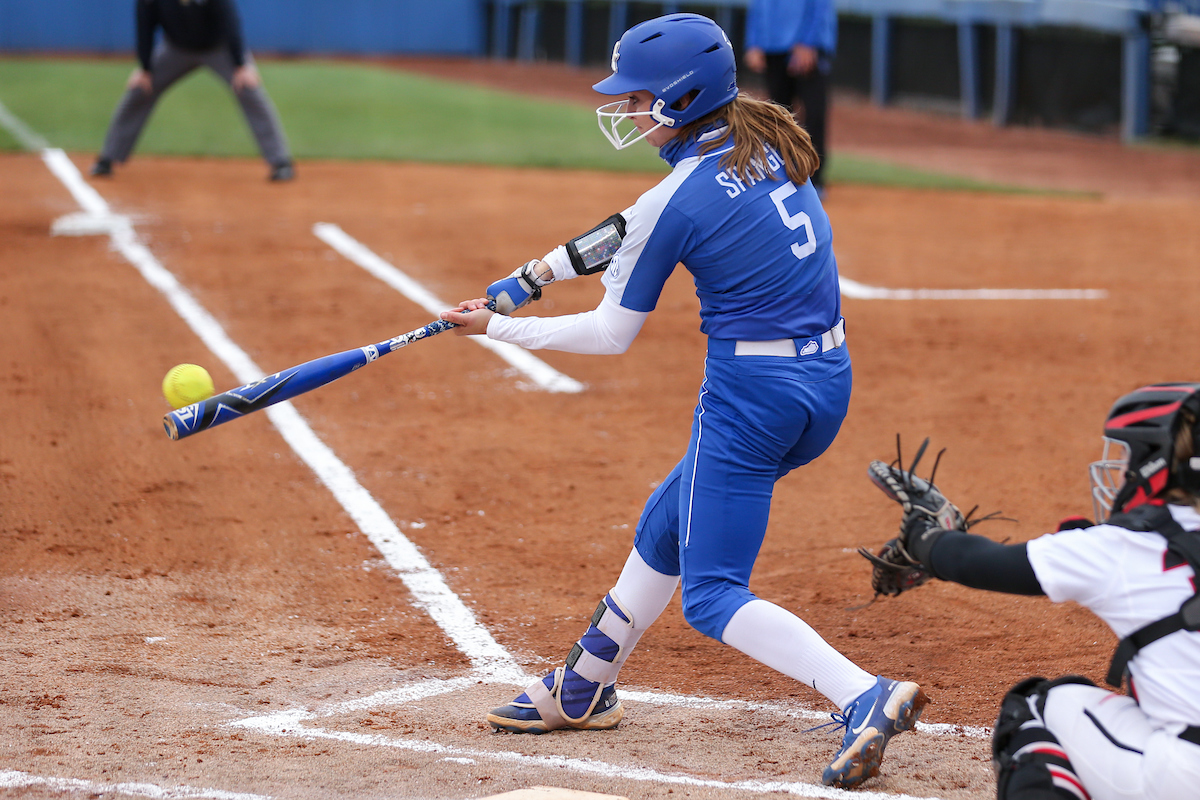 Tatum Spangler.

Kentucky loses to Georgia 8 - 9.

Photo by Sarah Caputi | UK Athletics