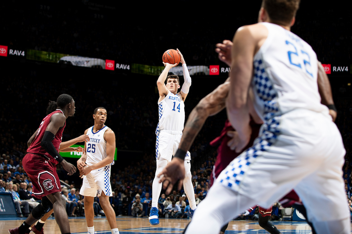 Tyler Herro.

The University of Kentucky men's basketball team beats South Carolina 76-48.

Photo by Chet White| UK Athletics