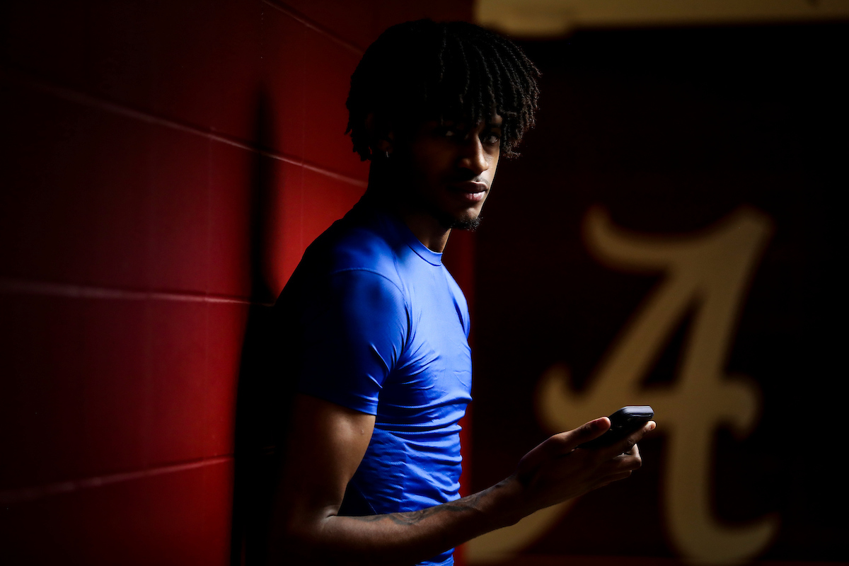 Daimion Collins.

Kentucky beat Alabama 66-55.

Photos by Chet White | UK Athletics