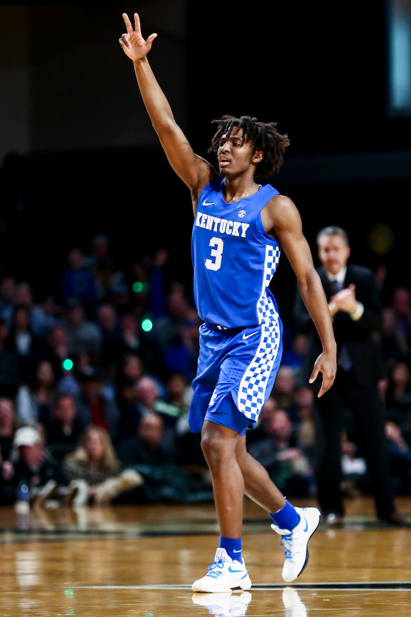 Tyrese Maxey. 

Kentucky beat Vanderbilt 78-64.

Photo by Chet White | UK Athletics
