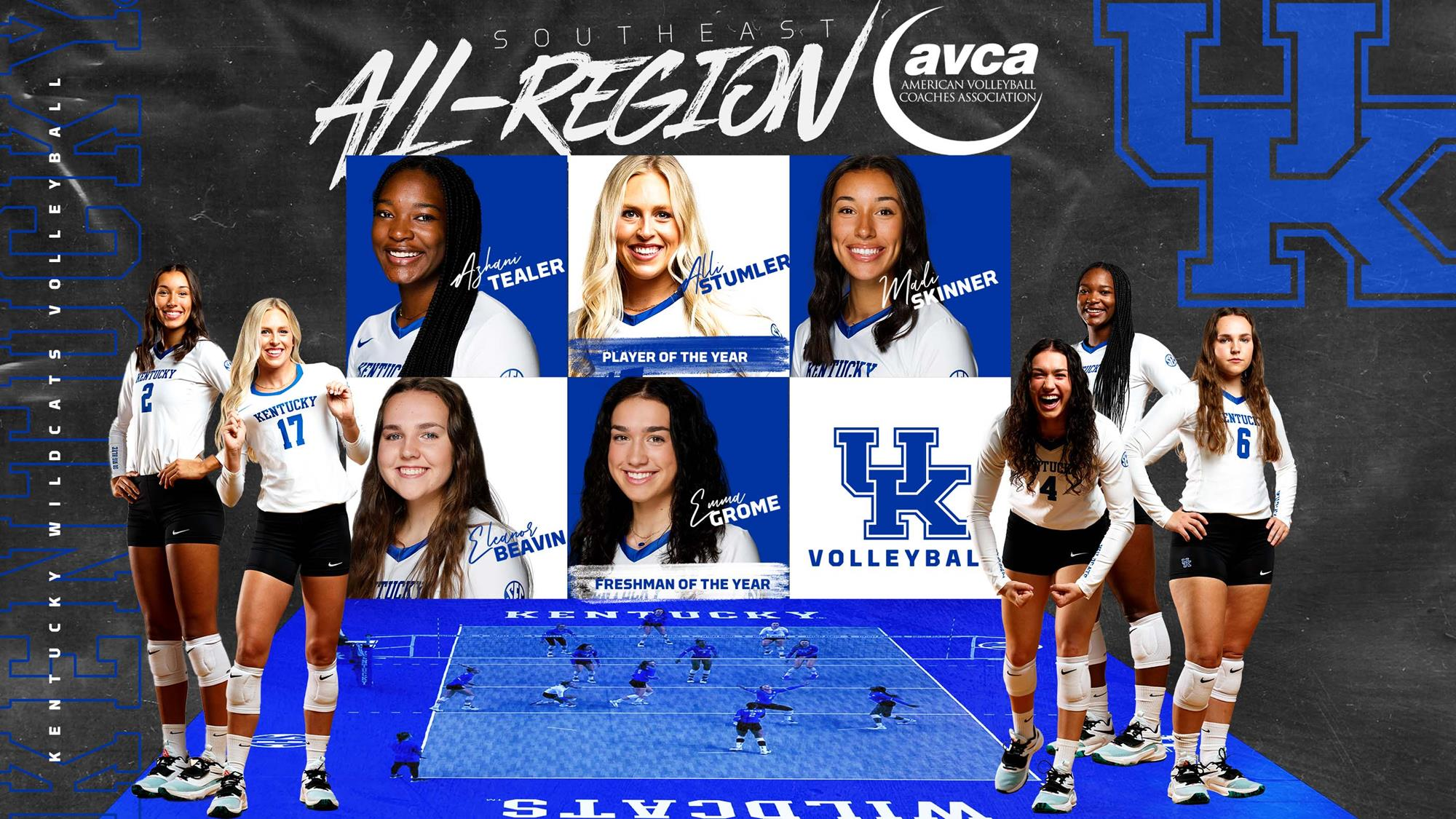 Alli Stumler AVCA Region Player of Year; Grome Freshman of Year