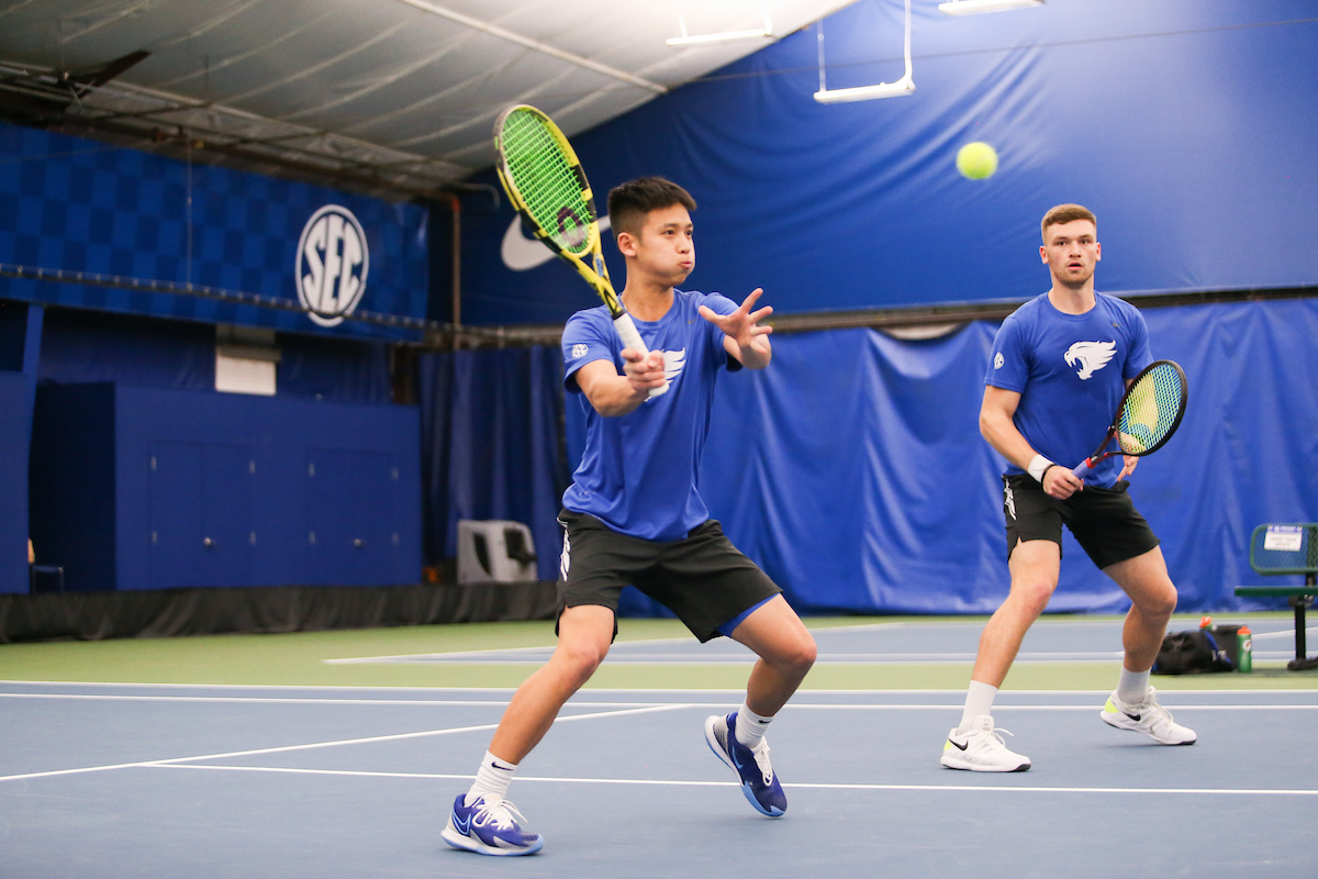 Ying-Ze Chen and Millen Hurrion.

Kentucky beats ETSU 5-2.

Photo by Hannah Phillips | UK Athletics