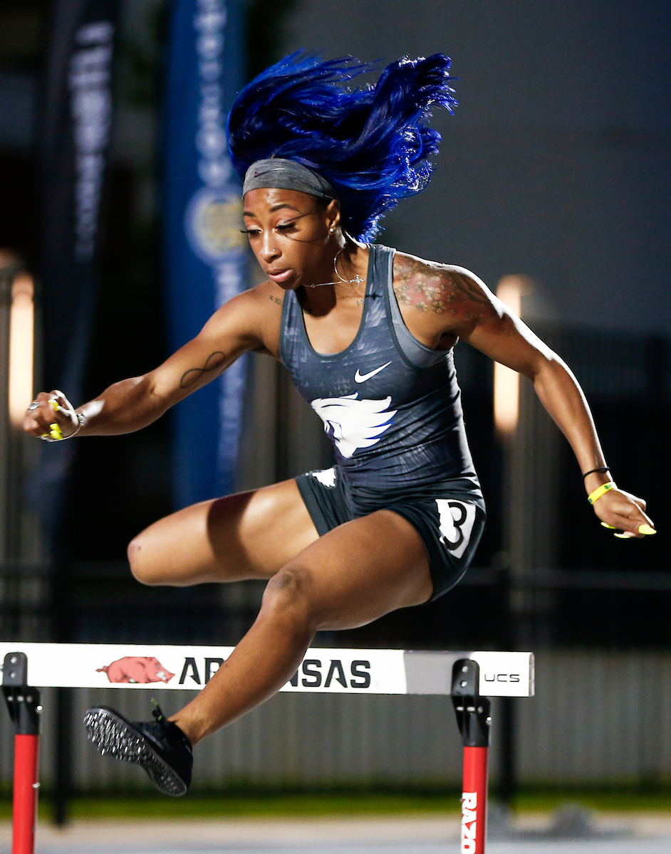 Faith Ross.

Day one of the 2019 SEC Outdoor Track and Field Championships.
