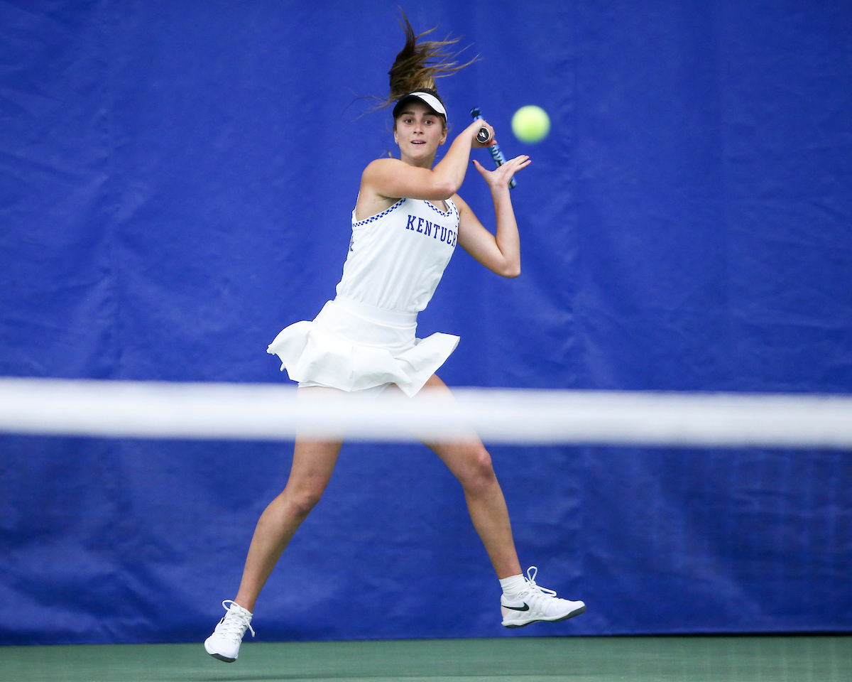 Carlota Molina.

Kentucky loses to Vanderbilt 6-1.

Photo by Grace Bradley | UK Athletics