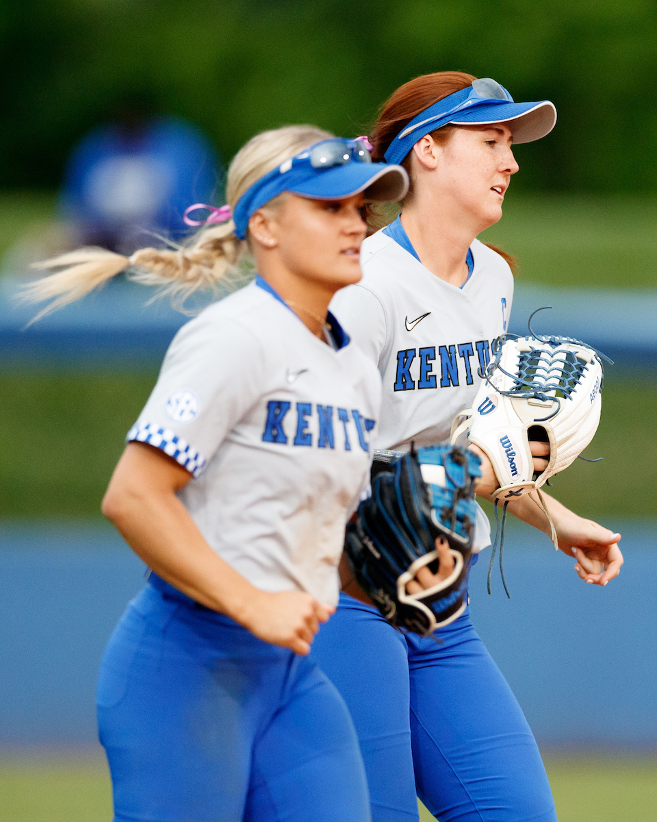 Lauren Johnson. Renee Abernathy.

Kentucky beats Mississippi State 7-3.

Elliott Hess | UK Athletics