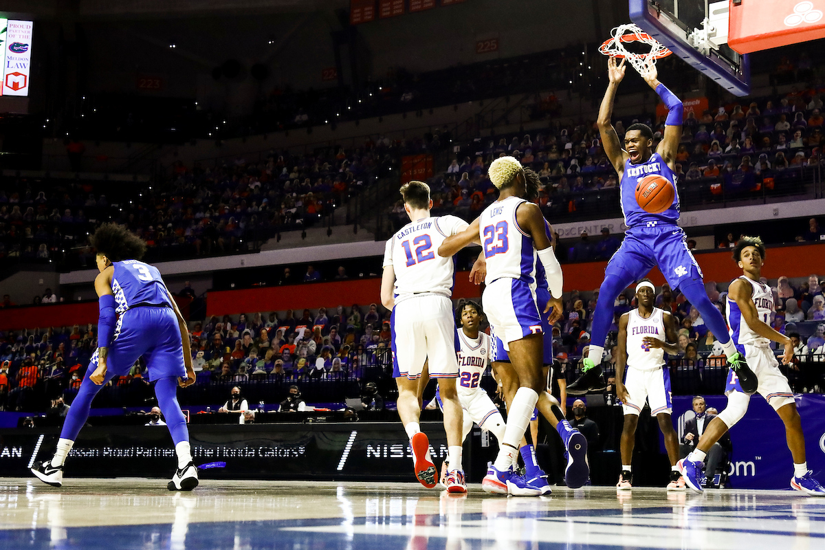 Keion Brooks Jr.

Kentucky beat Florida 76-58 at the O’Connell Center in Gainesville, Fla.

Photo by Chet White | UK Athletics