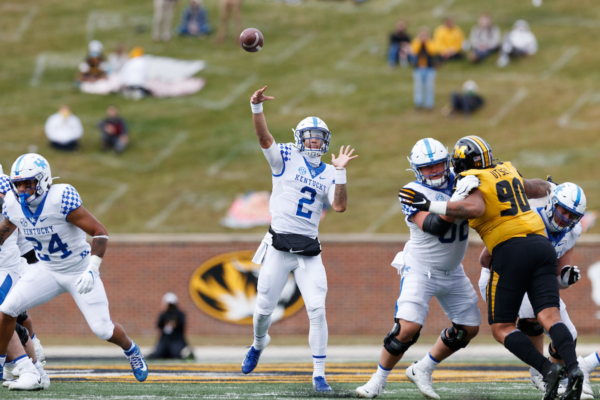 JOEY GATEWOOD.

UK falls to Missouri 20-10.

Photo By Elliott Hess | UK Athletics