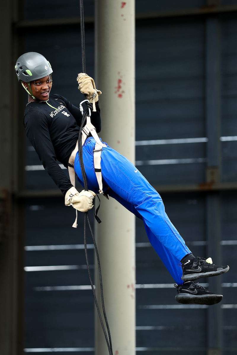 Jazmine Massengill.

Kentucky Women’s Basketball team bonding trip to Fort Campbell.

Photo by Eddie Justice | UK Athletics