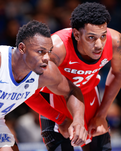 Oscar Tshiebwe.

UK beat Georgia 92-77. 

Photo by Elliott Hess | UK Athletics