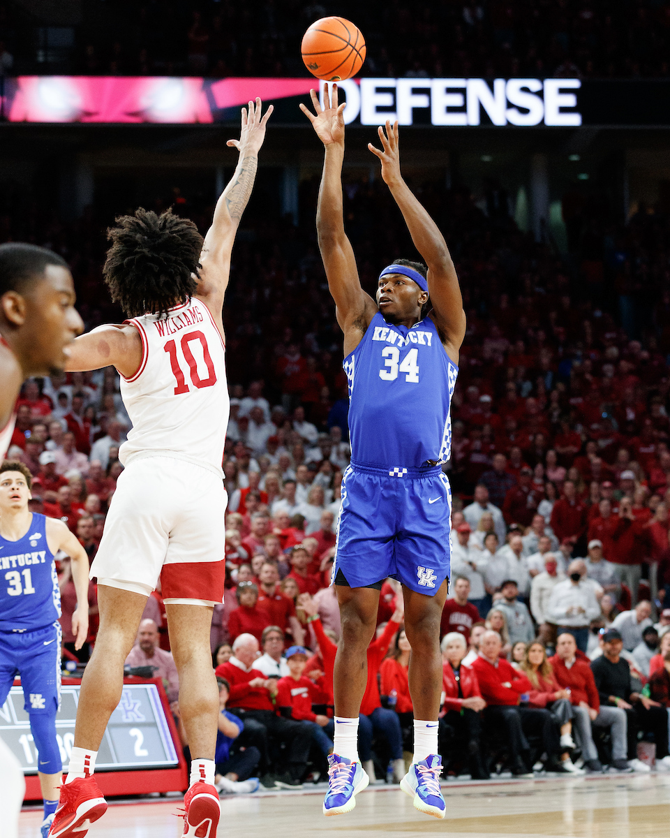 Oscar Tshiebwe.

Kentucky falls to Arkansas, 75-73.

Photo by Elliott Hess | UK Athletics