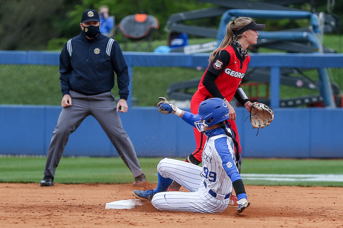 Kayla Kowalik.

Kentucky beats Georgia 11 - 3.

Photo by Sarah Caputi | UK Athletics