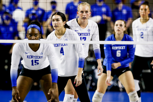 Azhani Tealer. Emma Grome. Alli Stumler. Eleanor Beavin. Madi Skinner.Kentucky beat Arkansas 3-2. Photos by Chet White | UK Athletics