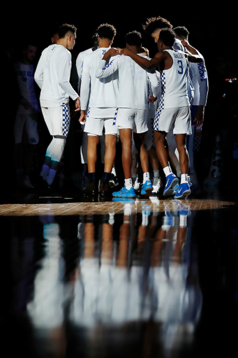 Team. Huddle.

The University of Kentucky men's basketball team falls to Kansas State 61-58 in the Sweet 16 of the NCAA Tournament on Thursday, March 22, 2018, at Philips Arena in Atlanta, GA.

Photo by Chet White | UK Athletics