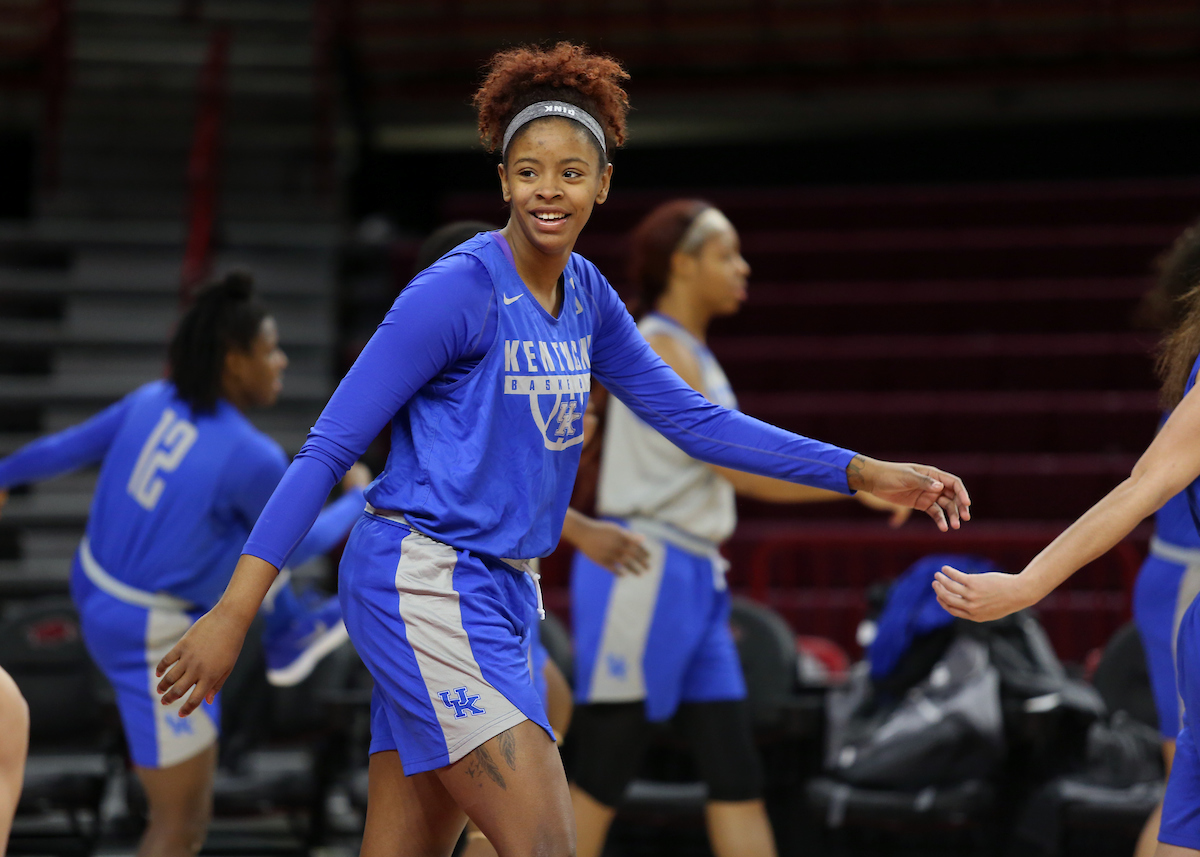 Keke McKinney

The University of Kentucky women's basketball team practices at Bud Walton Arena on Monday, January 29, 2018.
Photo by Britney Howard | UK Athletics