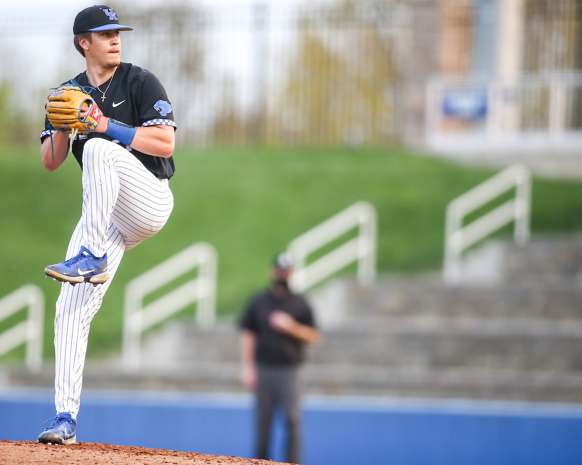 Wyatt Hudepohl. 

Kentucky defeats Bellarmine 12-0. 

Photo by Eddie Justice | UK Athletics