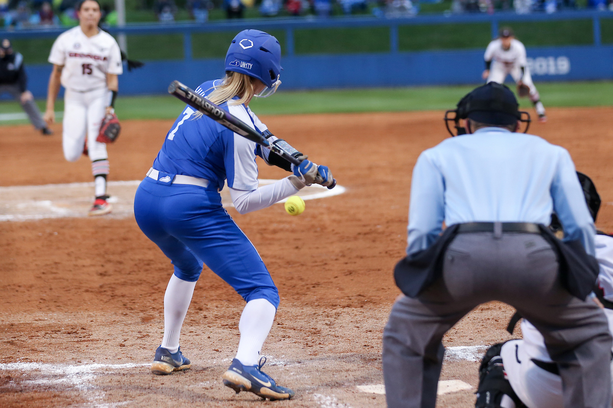 Autumn Humes.

Kentucky loses to Georgia 8 - 9.

Photo by Sarah Caputi | UK Athletics