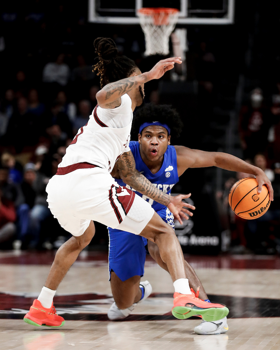 Sahvir Wheeler.

Kentucky beat South Carolina 86-76.

Photos by Chet White | UK Athletics