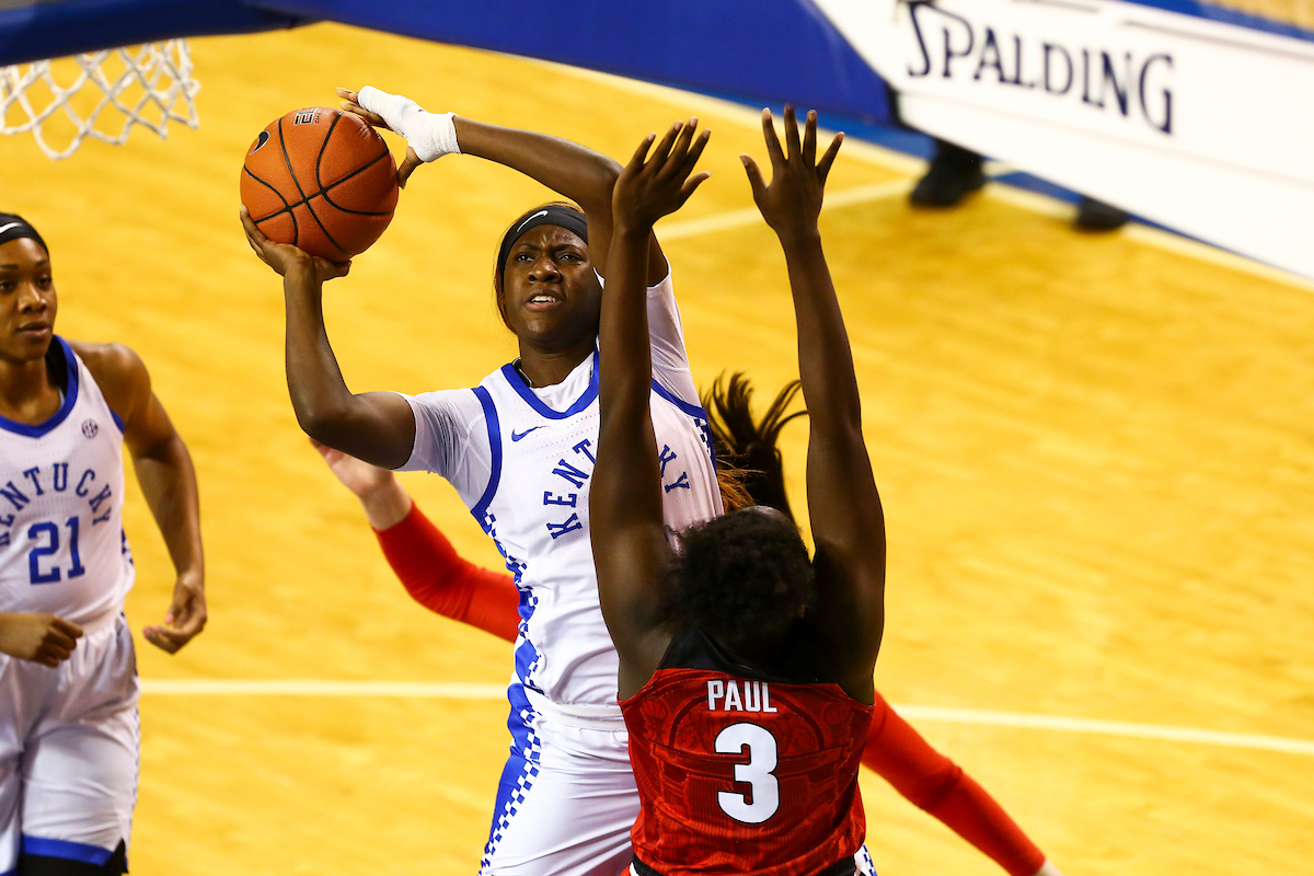 Rhyne Howard.

Kentucky beat Georgia 88-77.

Photo by Grace Bradley | UK Athletics