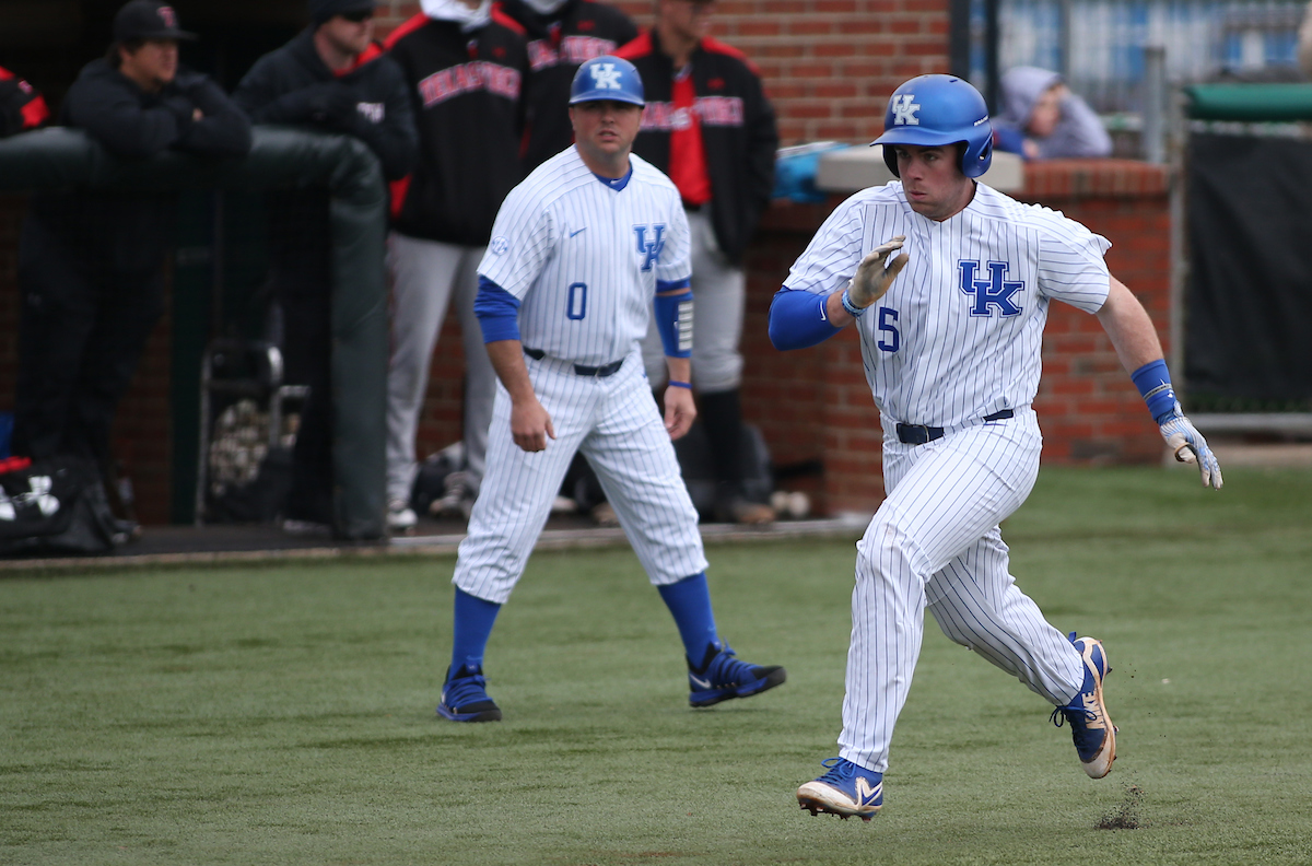 TJ Collett

The University of Kentucky baseball team beat Texas Tech 11-6 on Saturday, March 10, 2018, in Lexington?s Cliff Hagan Stadium.

Barry Westerman | UK Athletics