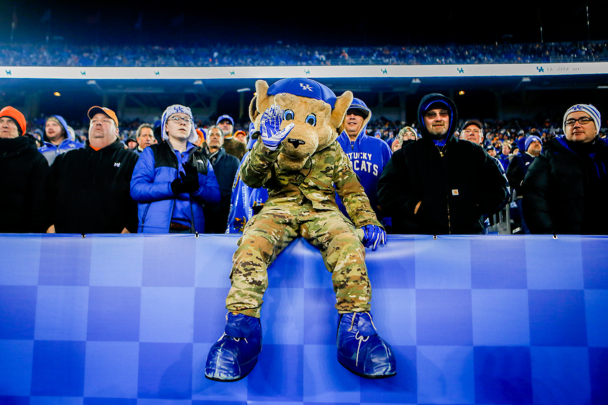 Scratch and fans.

Kentucky falls to Tennessee 17-13.

Photo by Hannah Phillips | UK Athletics