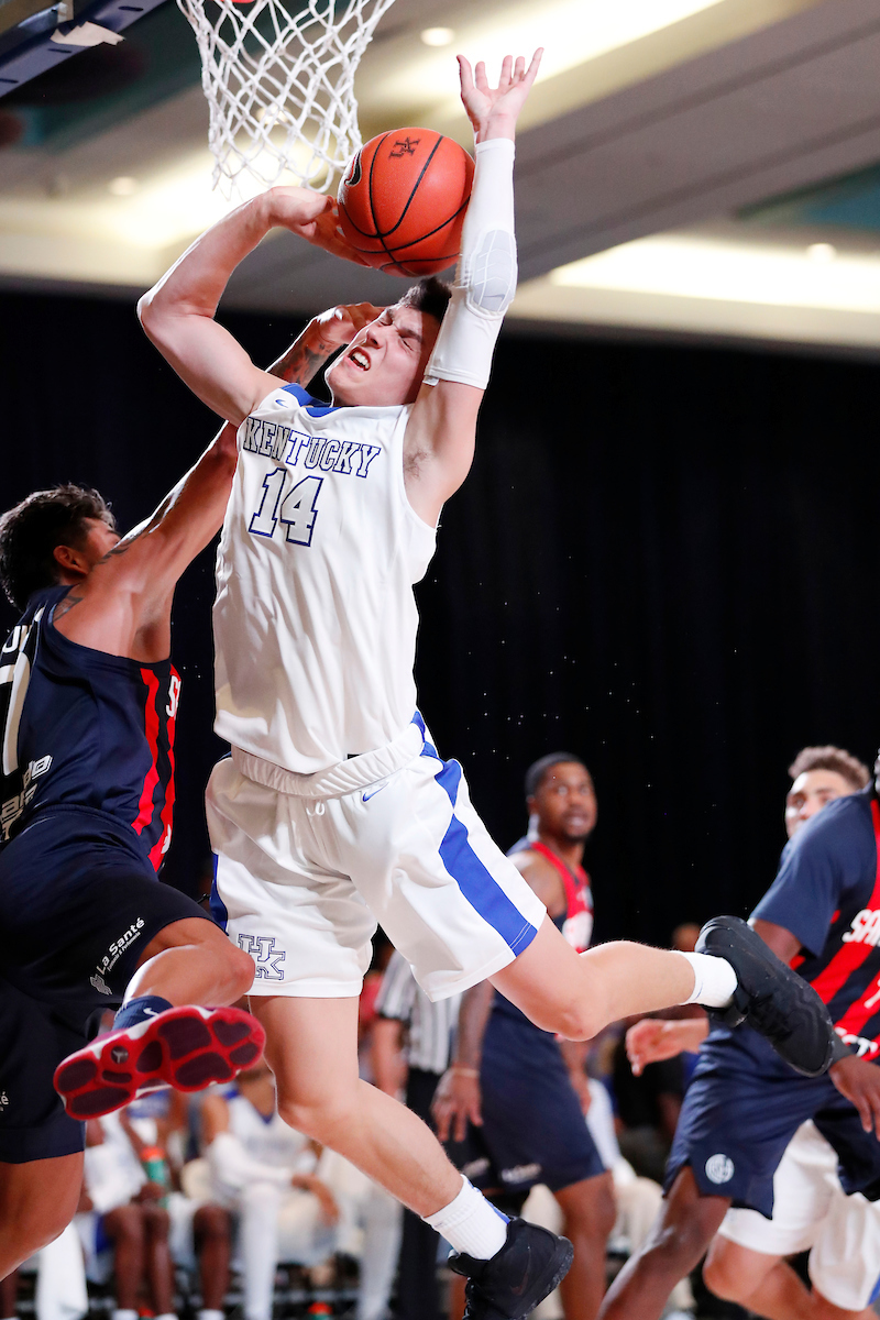 Tyler Herro.

The University of Kentucky men's basketball team beat San Lorenzo de Almagro 91-68 at the Atlantis Imperial Arena in Paradise Island, Bahamas, on Thursday, August 9, 2018.

Photo by Chet White | UK Athletics