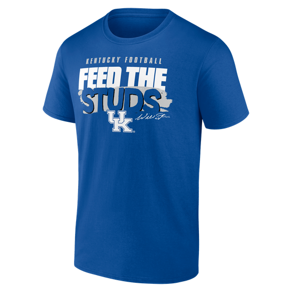 An image of a feed the studs t-shirt
