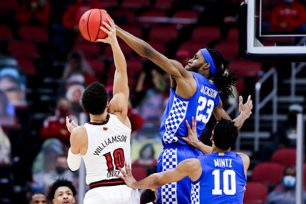Isaiah Jackson.

Kentucky loses to Louisville 62-59.

Photo by Chet White | UK Athletics