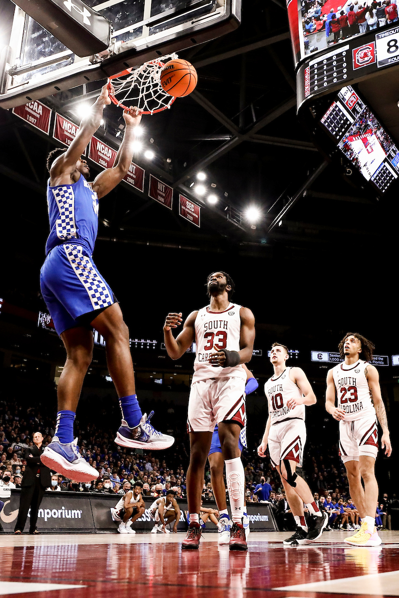 Oscar Tshiebwe.

Kentucky beat South Carolina 86-76.

Photos by Chet White | UK Athletics