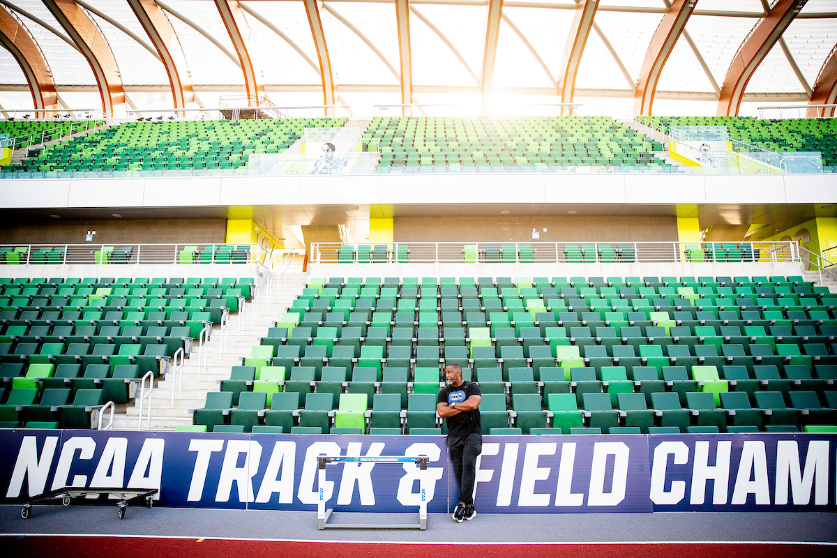 Lonnie Greene.

Shake out.

NCAA Track and Field Outdoor Championships.

Photo by Chet White | UK Athletics