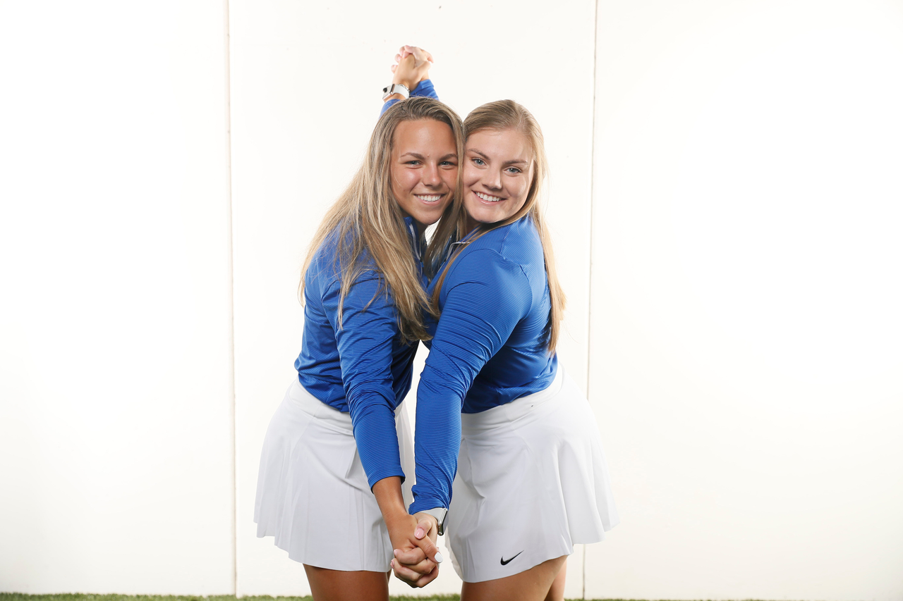 Jensen Castle. Sarah Fite.

Women's golf photo day.

Photos by Chet White | UK Athletics