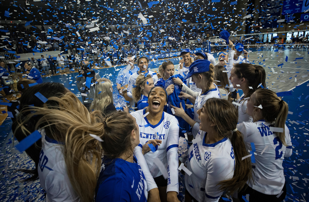 as Kentucky defeated  Auburn 3-0 on November 24, 2018.  Photo by Mark Cornelison | UKphoto