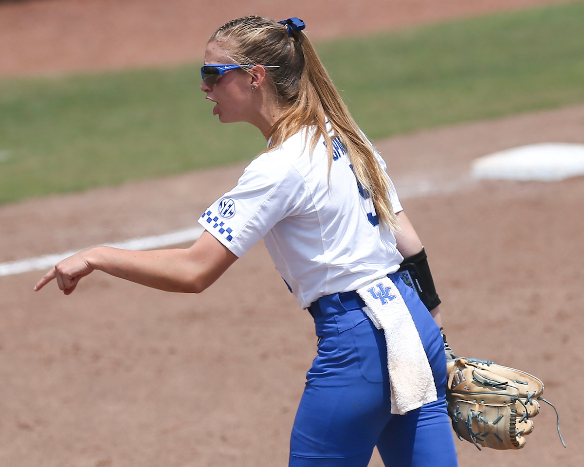 Tatum Spangler.

Kentucky falls to Virginia Tech 2-9.

Photo by Grace Bradley | UK Athletics