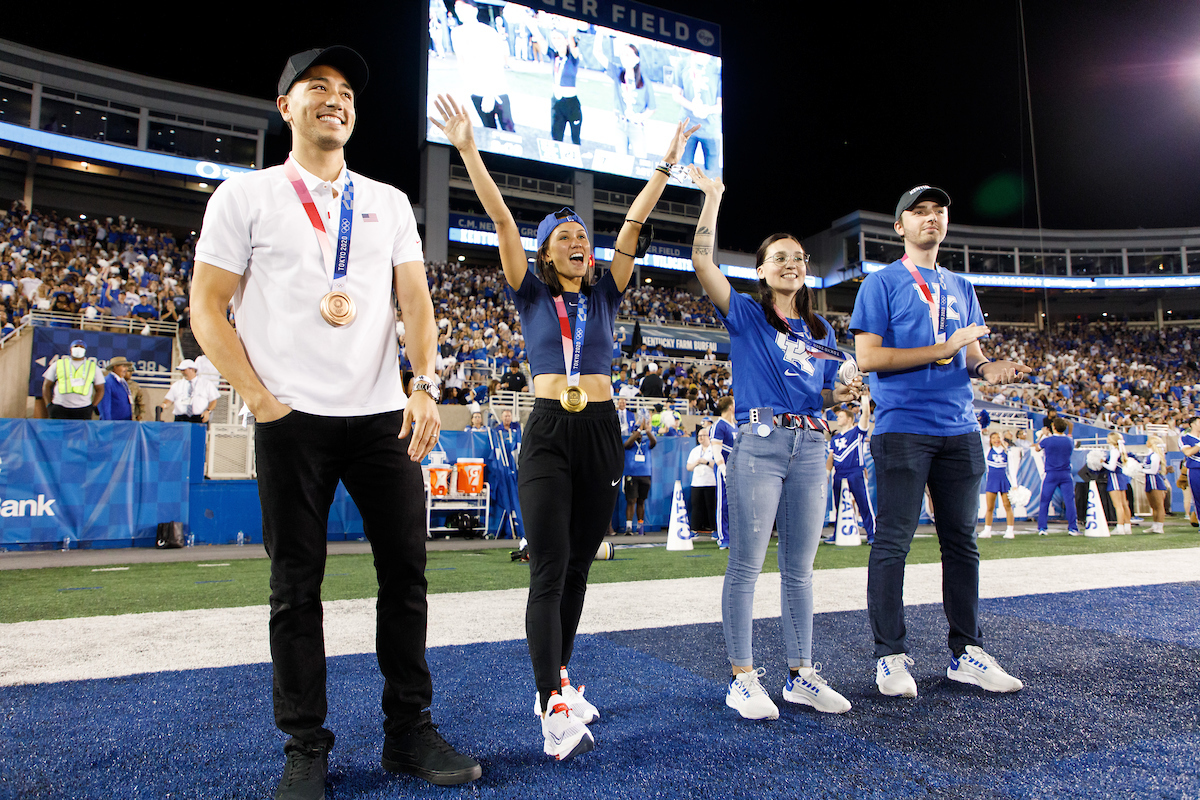 Olympians.

Kentucky beat Missouri, 35-28.

Photo by Elliott Hess | UK Athletics