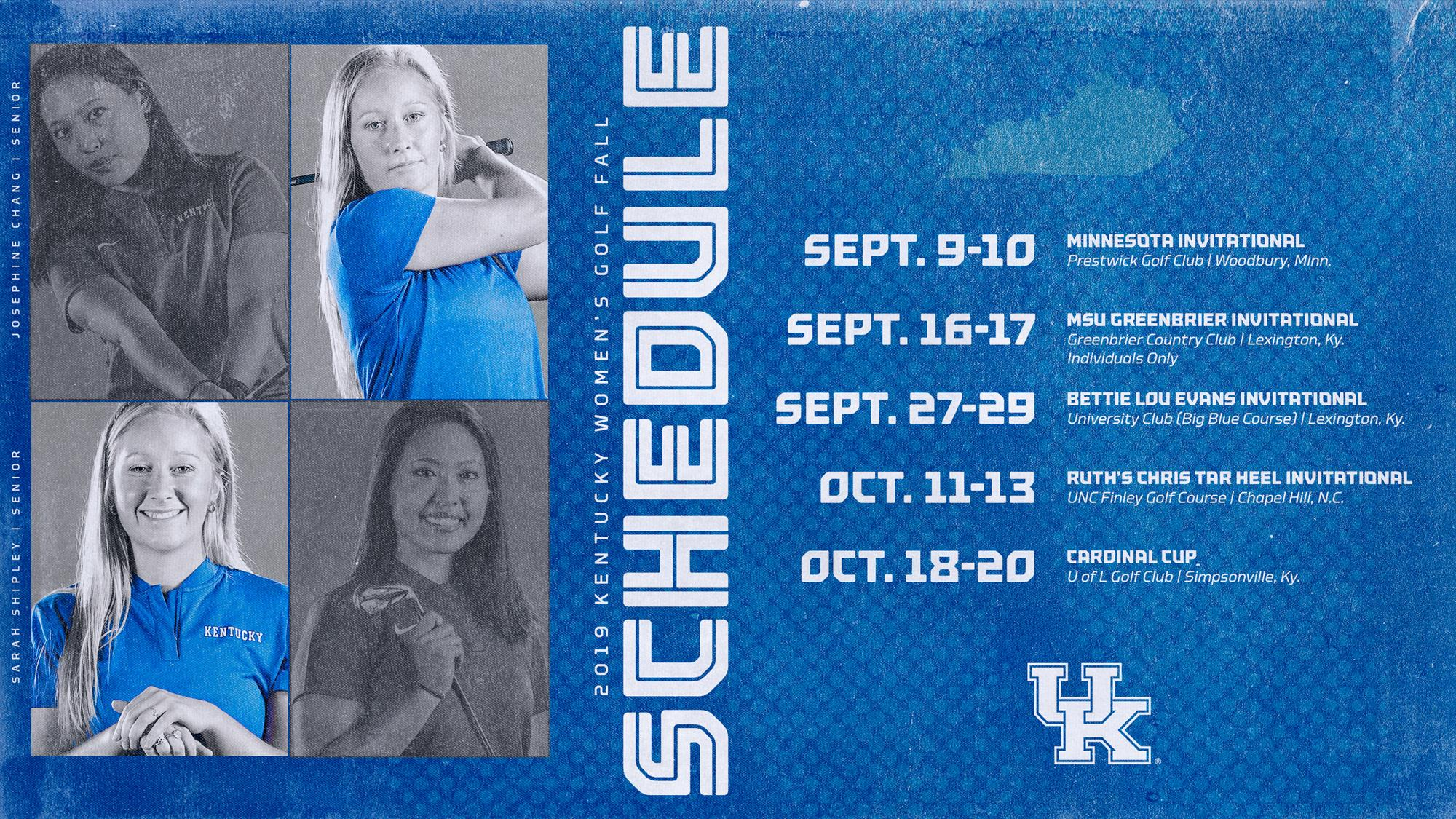 Kentucky Women’s Golf Sets 2019-20 Schedule